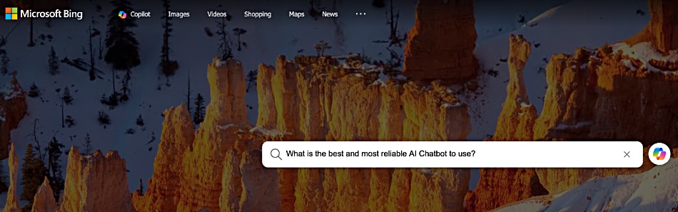 Bing uses Copilot AI