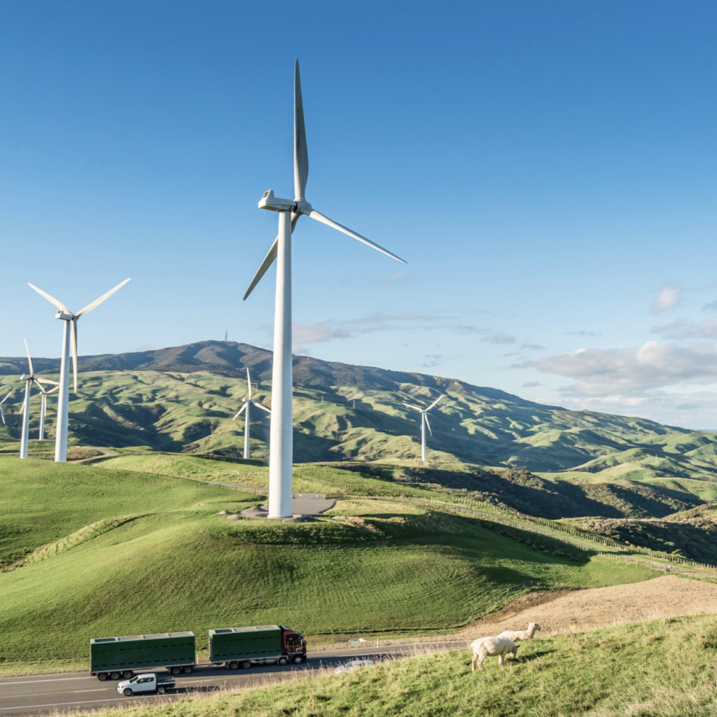 Wind turbine in the countryside