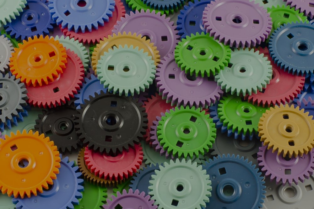 multicolor cogs