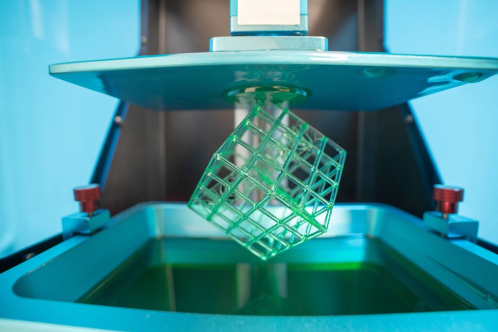 Stereolithography vat polymerization